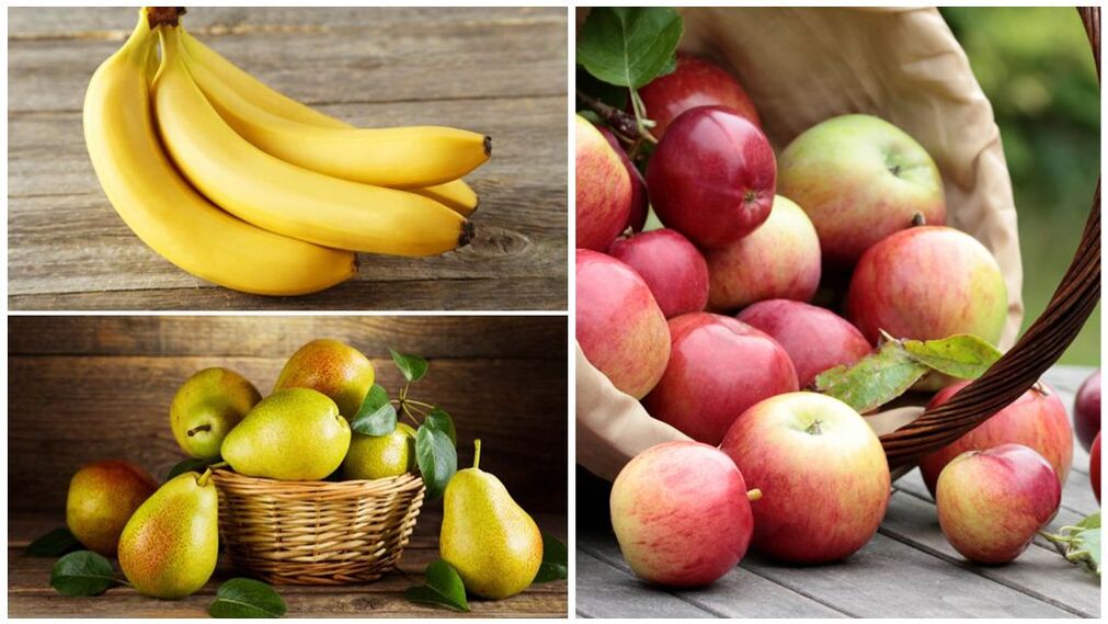 Добри плодове при подагра – банани, круши и ябълки
